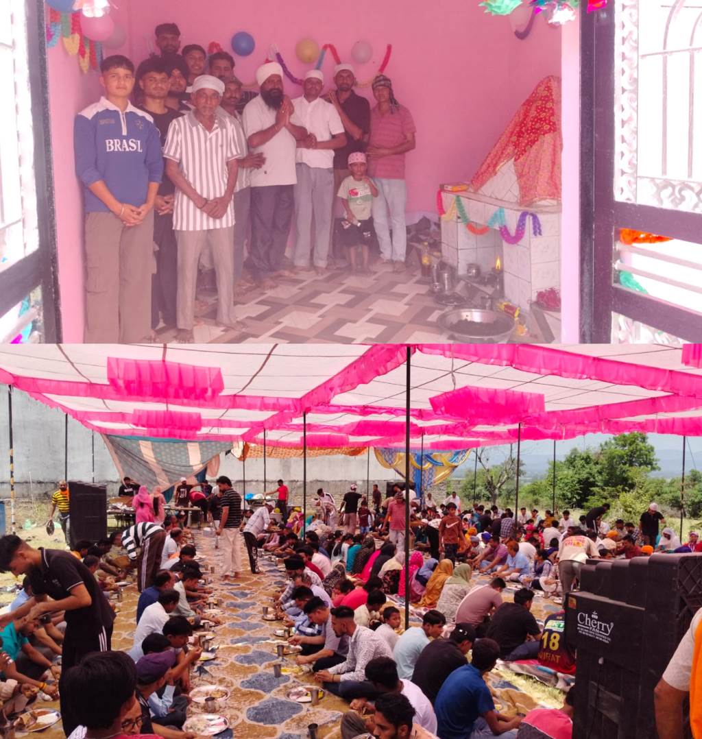 टाहलीवाल में माता चिंतपूर्णी मंदिर में सालाना भंडारे का आयोजन श्रद्धालुओं ने ग्रहण किया प्रसाद